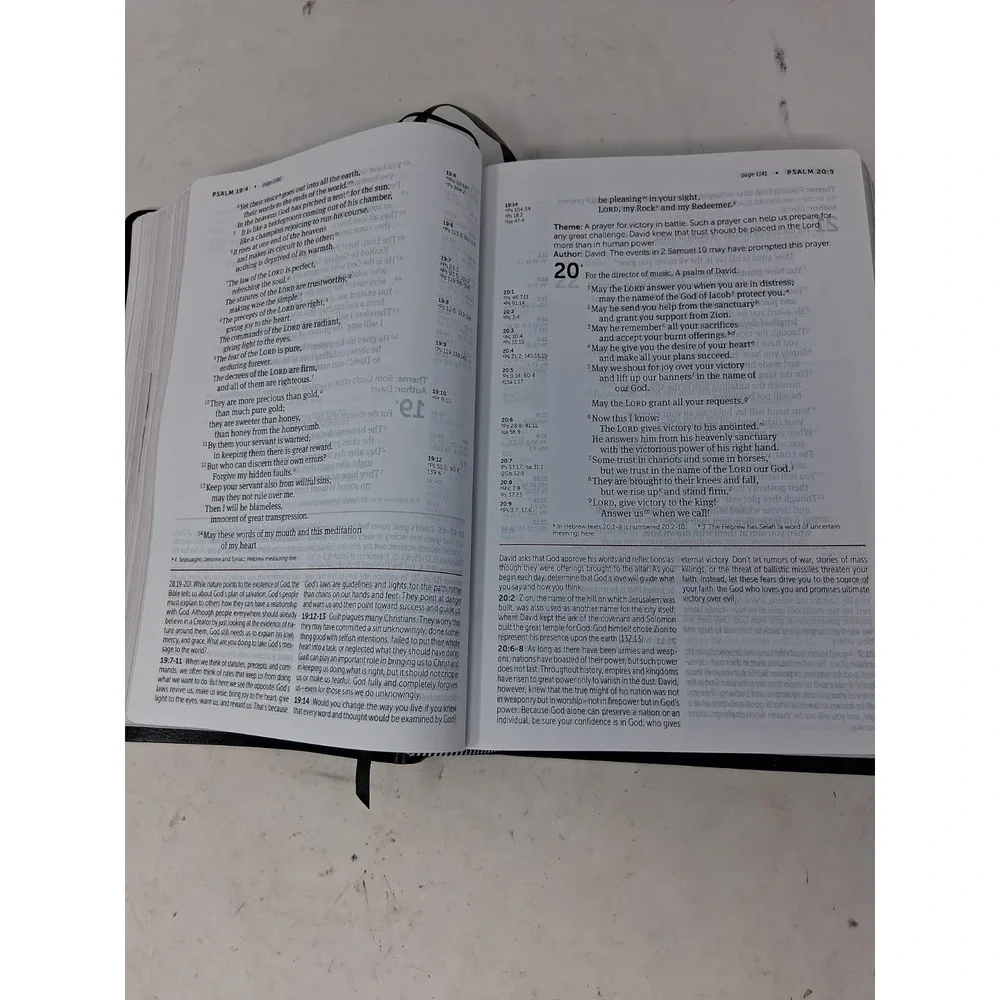 NIV Life Application Study Bible, 3rd Edition, Bonded Leather Black,  Large Txt